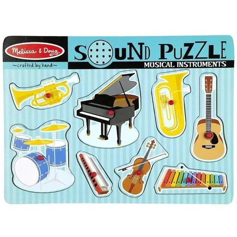 Puzzle dźwiękowe - Instrumenty Muzyczne / Melissa & Doug