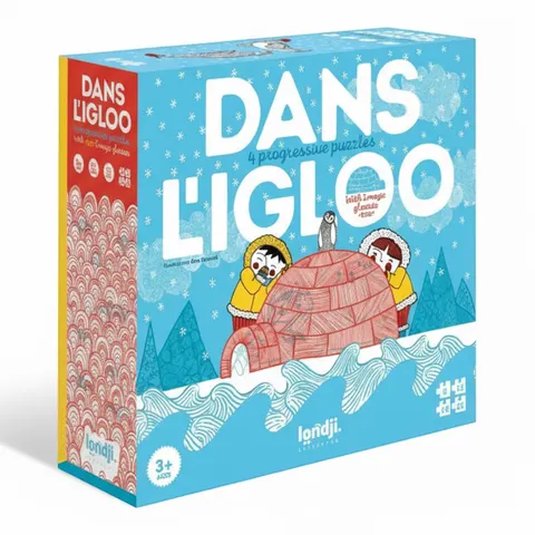 Puzzle progresywne Dans L'Igloo - W igloo / Londji PZ561
