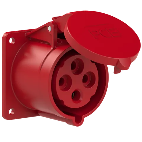 GT324 IP44 gniazdo tablicowe proste 32A 4P 75MM