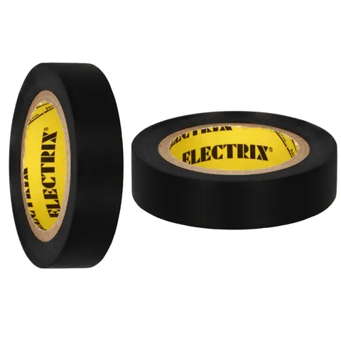 Taśma izolacyjna czarna ELECTRIX 211 PCV 15mmx10m