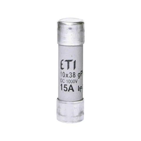 Wkładka topikowa DC cylindryczna PV CH10x38 gPV 15A/1000V DC
