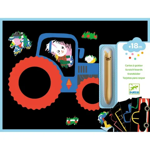 Wydrapywanka NAUKA O POJAZDACH / Djeco DJ00040