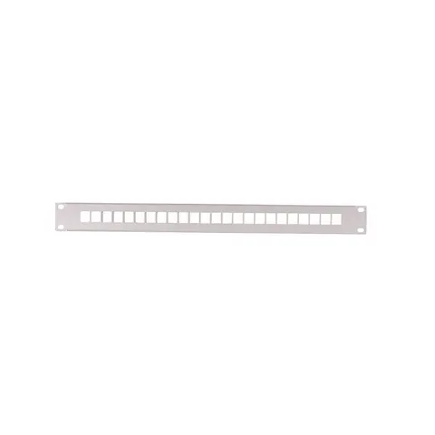 Patch Panel 12 Port Pusty Szary (RAL 7035)