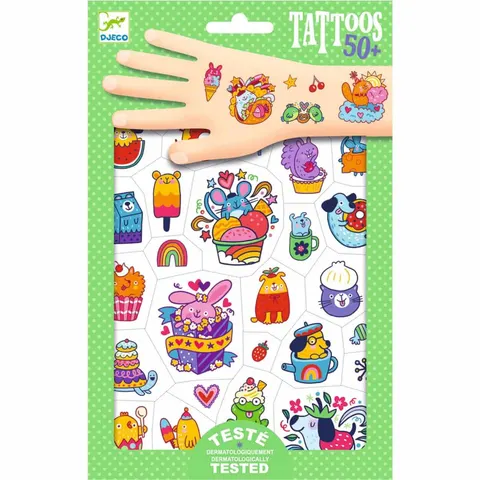 Tatuaże MINI SŁODKOŚCI / Djeco DJ09612