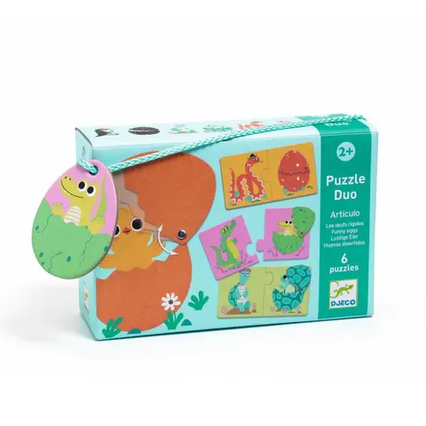 Puzzle duo ZABAWNE JAJKA / Djeco DJ08193