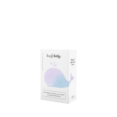 Naturalne mydło dla dzieci z olejem ryżowym, 100 g / Hagi Cosmetics