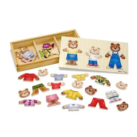II GATUNEK: Układanka przebieranie misiów / Melissa & Doug