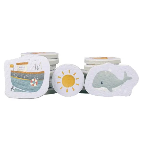 Puzzle piankowe do kąpieli Sailors Bay / Little Dutch