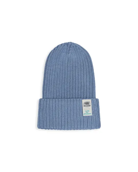 Czapka Beanie 0-24 miesiące DENIM / Pink no more