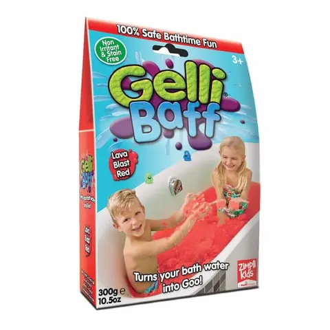 Magiczny proszek do kąpieli Gelli Baff - czerwony, 1 użycie / Zimpli Kids