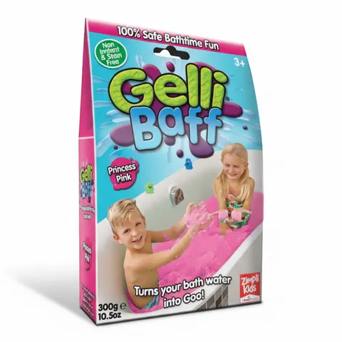 Magiczny proszek do kąpieli Gelli Baff - różowy, 300 g / Zimpli Kids