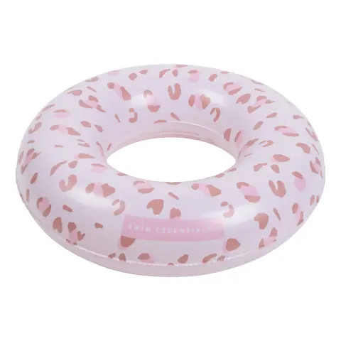 Koło dmuchane do pływania 55 cm Old Pink Leopard, The Swim Essentials