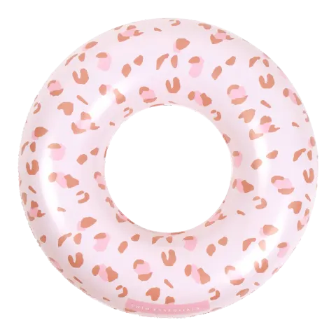 Koło do pływania 90 cm, Old Pink Leopard / The Swim Essentials 2022SE174