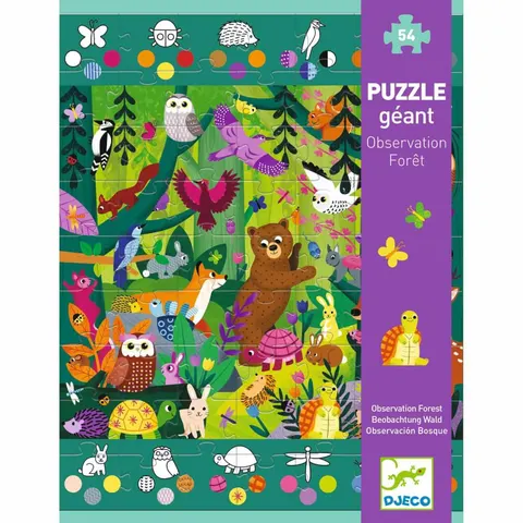 Puzzle kartonowe gigant LAS / Djeco DJ07149
