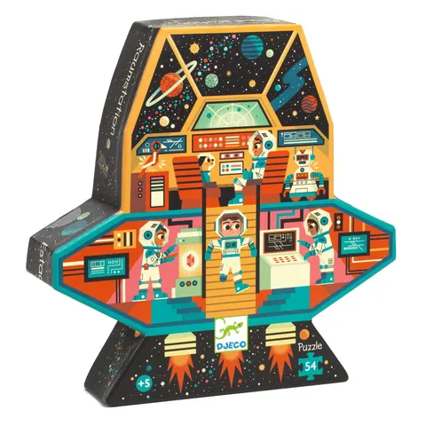 Puzzle STACJA KOSMICZNA 54 elementy / Djeco DJ07291