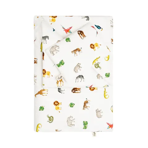 Komplet pościeli z wypełnieniem JUNGLE / Layette