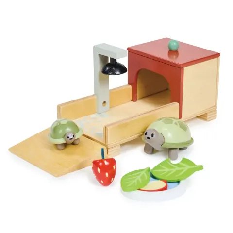 Tender Leaf Toys figurki drewniane do zabawy żółwie