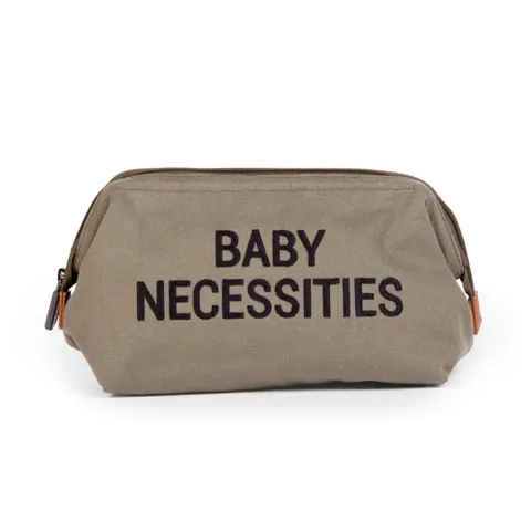 Kosmetyczka Baby Necessities Kanwas Khaki / Childhome CWNESKA