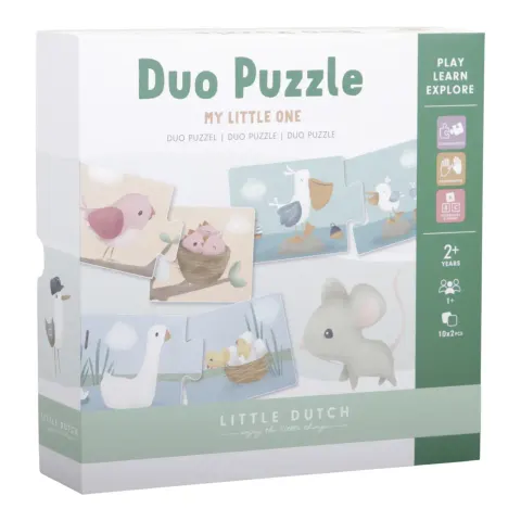 Duo puzzle Flowers & Butterflies / Little Dutch