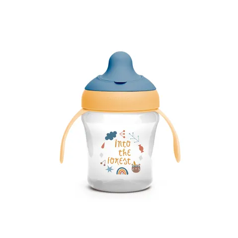 Kubek do nauki picia 200 ml FOREST żółty / Suavinex