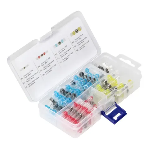 Zestaw końcówek kablowych Shrink-with-Tin, 100szt