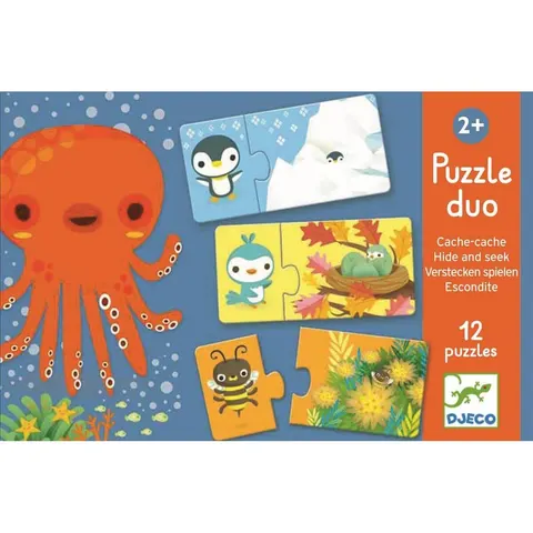 Puzzle duo ZABAWA W CHOWANEGO / Djeco DJ08156