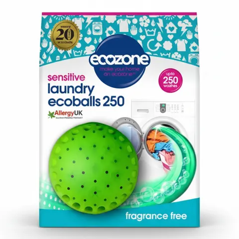 Ecoballs - kule piorące na 250 prań, SENSITIVE / Ecozone