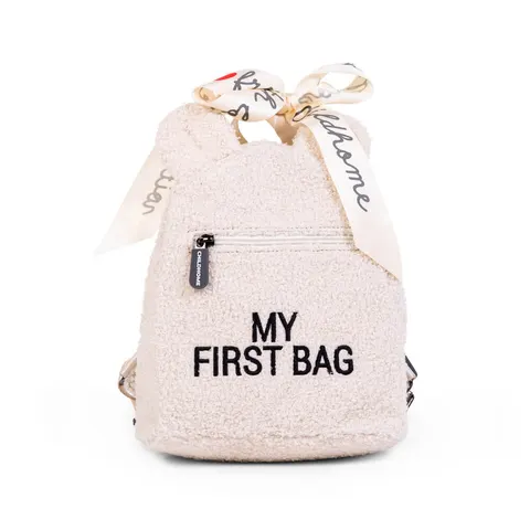 Plecak dziecięcy My First Bag - Teddy Bear White (Limited Edition) / Childhome CWKIDBTW