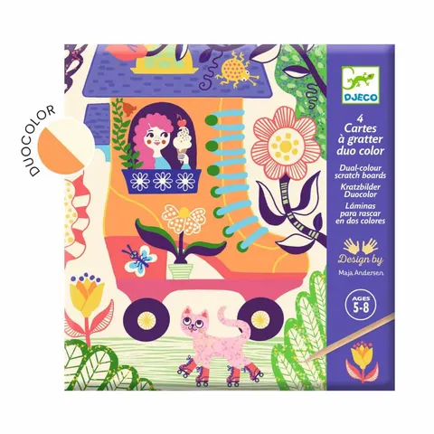 Wydrapywanka FANTAZYJNE DOMKI / Djeco DJ09713