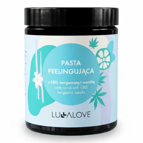 Pasta peelingująca z CBD, bergamotą i wanilią / Lullalove