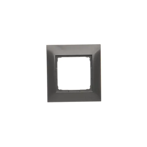 SIMON54 Ramka 1-krotna PREMIUM do puszek karton-gips IP20 / IP44; antracyt