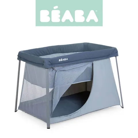 Łóżeczko turystyczne dwupoziomowe z funkcją kojca 3w1 Eazy sleep Mineral grey / Beaba