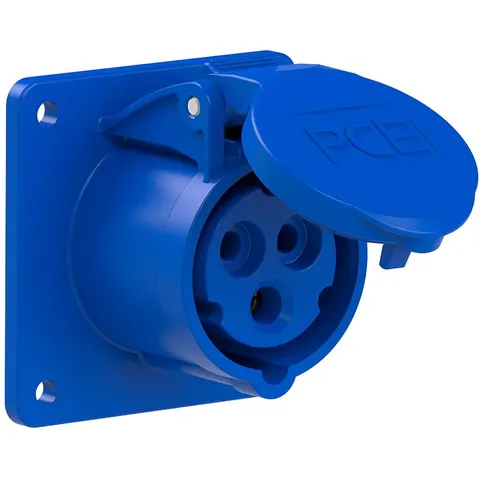 GNIAZDO TABLICOWE PROSTE TWIST 16A 230V 2P+Z 75x75mm