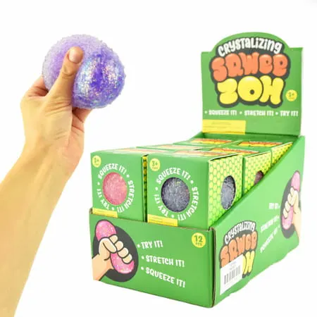 Brokatowy gniotek sensoryczny 7,3 cm / Robetoy