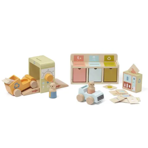 Drewniana stacja recyklingu / Kids Concept Kids AIDEN