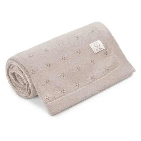 Koc bawełniany PARIS - light beige / YOSOY