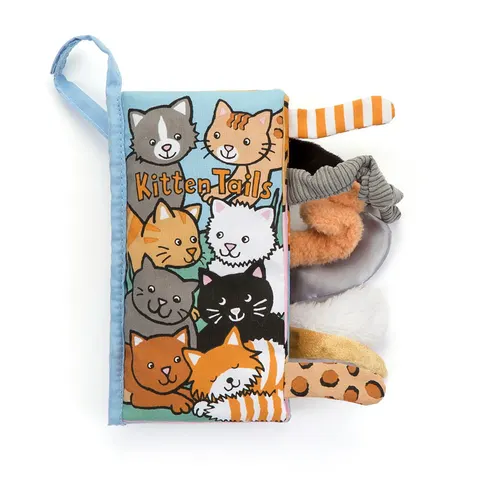 Jellycat książeczka sensoryczna kotki Kitten Tails