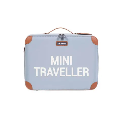 Walizka dziecięca Mini Traveller Szary błękit / Childhome CWSCKGR