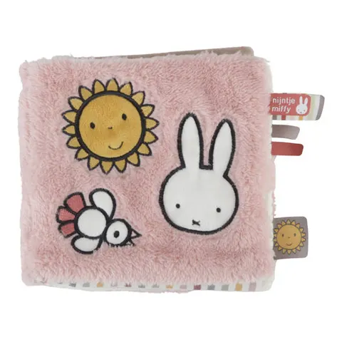 Miffy duża książeczka sensoryczna Fluffy Pink / Tiamo NIJN925