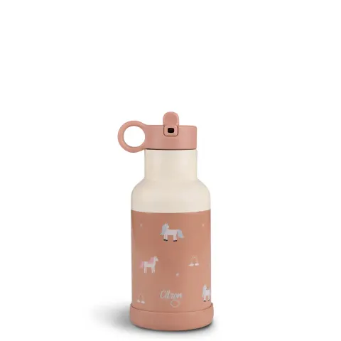 Butelka termiczna ze stali nierdzewnej 350ml - Unicron Blush Pink / Citron