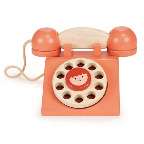 Drewniany telefon stacjonarny / Mentari MT7311