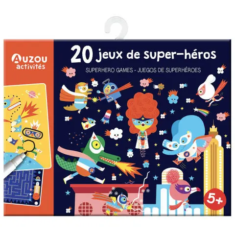20 gier podróżnych - Superbohaterowie / Auzou 22816