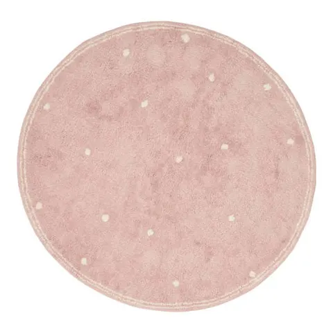 Dywan Dot Pink 110 x 110 cm / Little Dutch