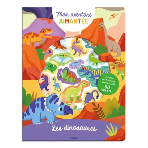 Układanka magnetyczna Dinozaury / Auzou