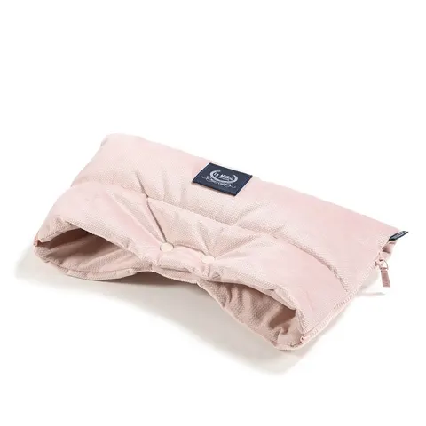 Mufka do wózka Velvet, SMOKE ROSE / La Millou