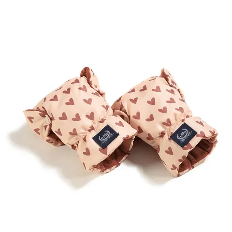 Rękawice do wózka Ortalion HEARTBEAT PINK / La Millou