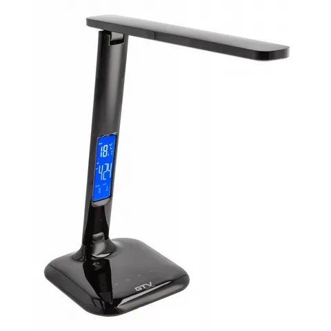 Lampka biurkowa LINEAR 7W, 420lm,AC220-240V,3-CCT,5 stopni ściemniania Czarna