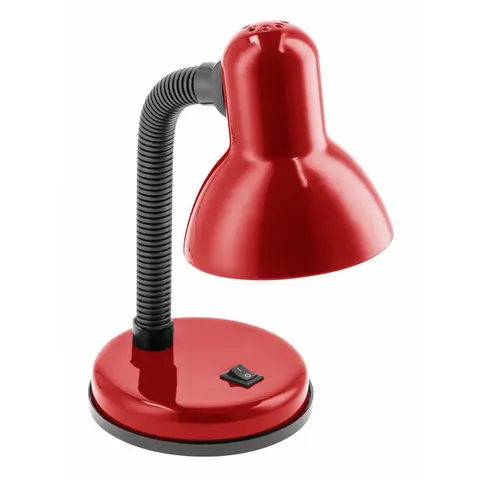 Lampka biurkowa RIO, E27, max. 40W, 220-240V, czerwony