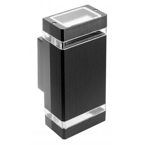 Oprawa ścienna dwukierunkowa NESSA, GU10, MAX.2x50W, IP54, AC220-240V, 50/60Hz, czarna