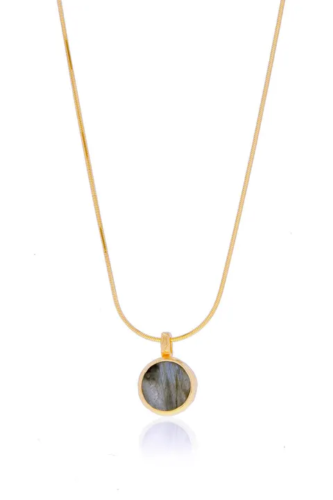 Naszyjnik BELIEF LABRADORYT Gold / Oplotka